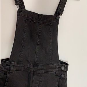 Kendall + Kyle black overalls